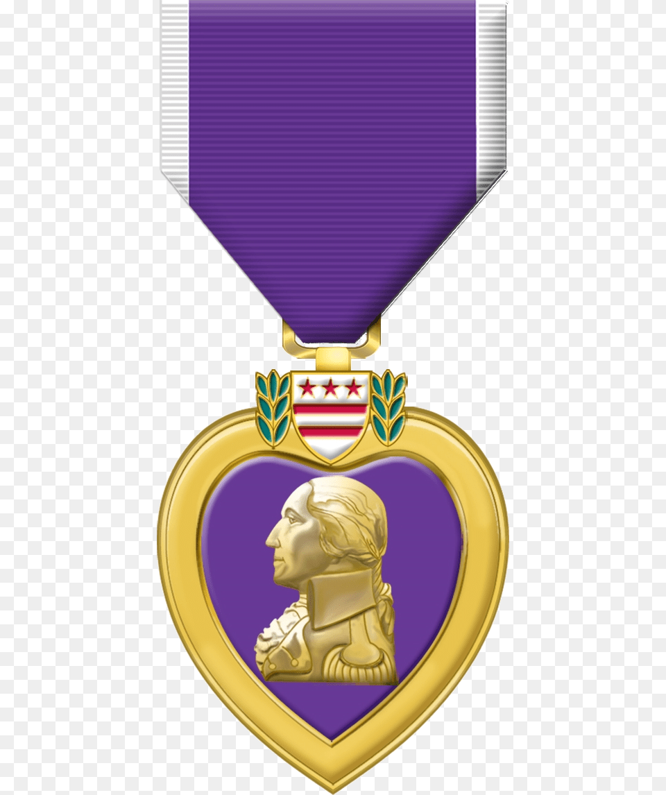 Gold Medal Purple Heart Medal Clipart, Adult, Female, Person, Woman Free Transparent Png