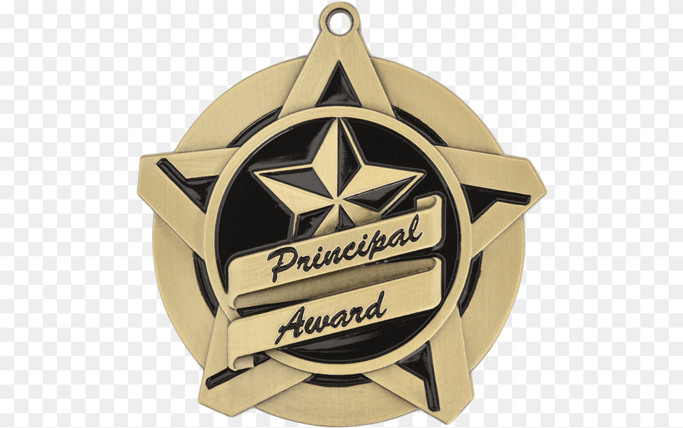 Gold Medal Star Performer, Badge, Logo, Symbol, Emblem Free Png