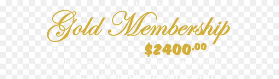 Gold Membership Unlimited Services U2013 Medal Team Calligraphy, Text Free Png