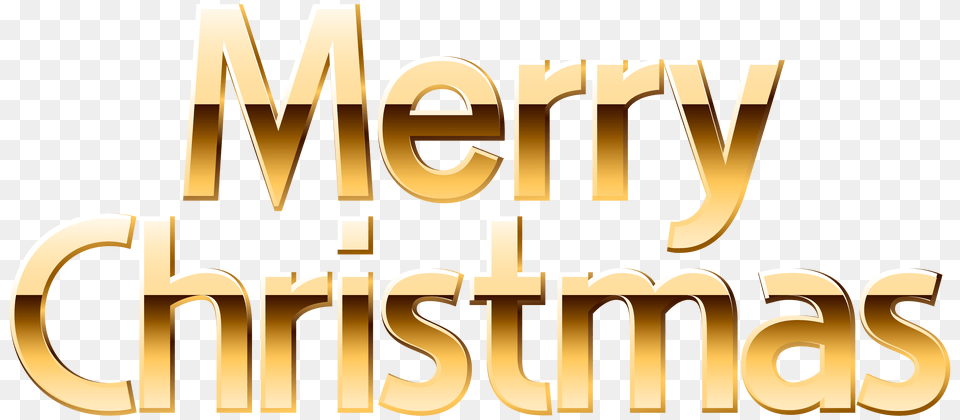 Gold Merry Christmas Banner Merry Christmas Gold, Text, Wood Png