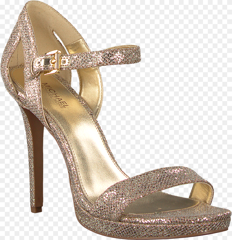 Gold Michael Kors Sandals Tamra Platform Basic Pump, Clothing, Footwear, High Heel, Sandal Png