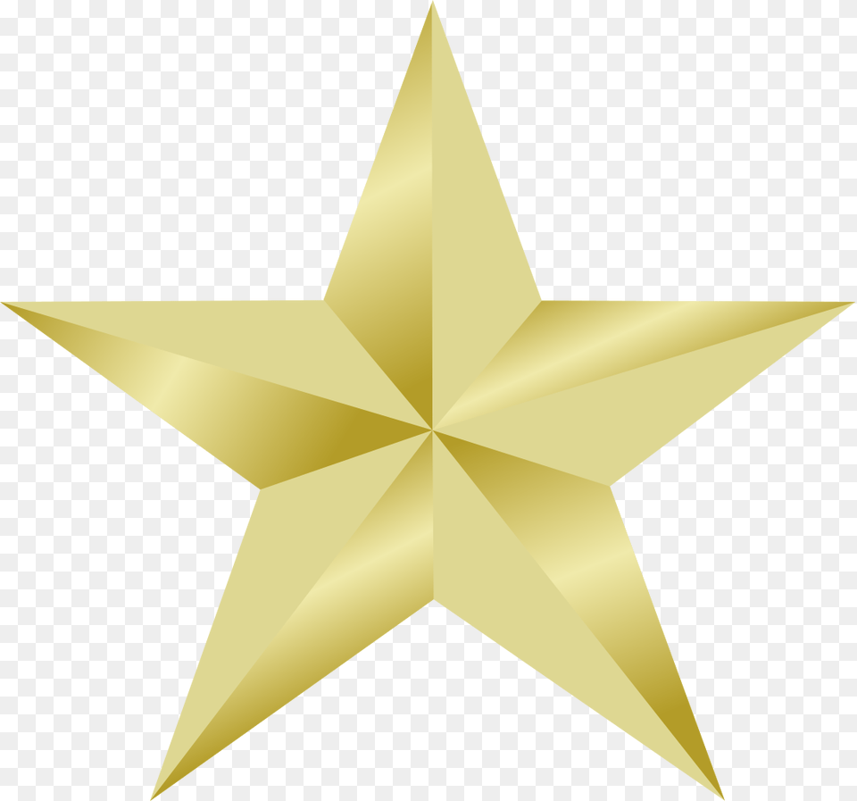 Gold Military Star Clipart Star Gold Star Ribbon, Star Symbol, Symbol, Aircraft, Airplane Png
