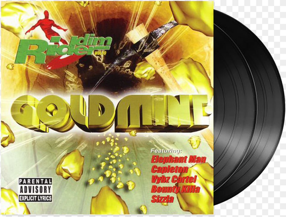 Gold Mine Riddim, Baby, Person, Disk, Advertisement Png