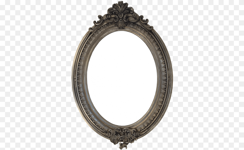 Gold Mirror, Oval, Photography Free Png