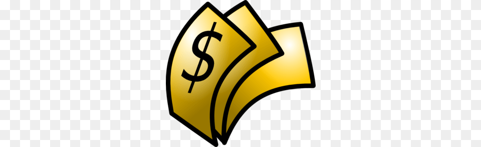 Gold Money Clip Art, Symbol, Text, Number Free Png Download