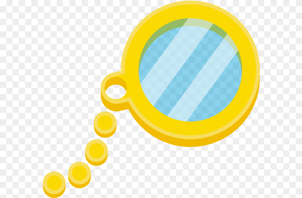 Gold Monocle Dot, Magnifying Free Png Download