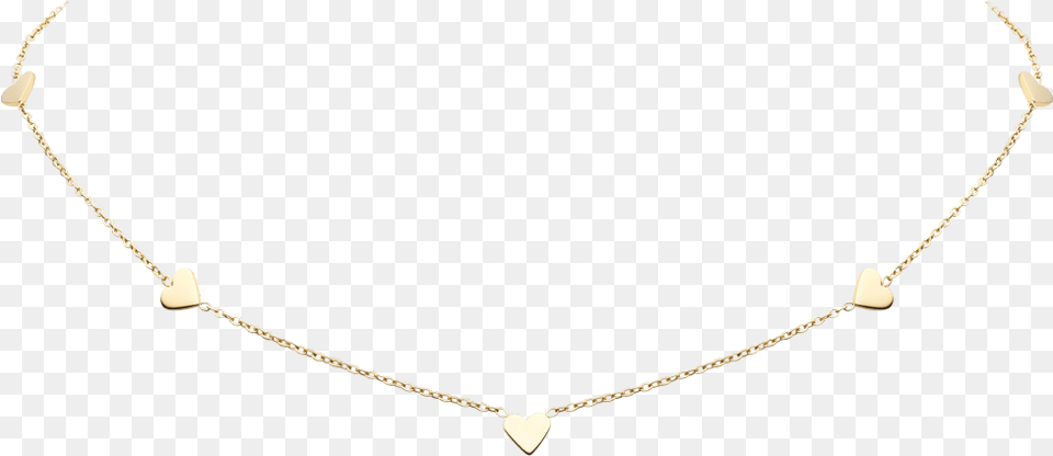 Gold Multi Heart Necklace, Accessories, Jewelry, Diamond, Gemstone Free Png
