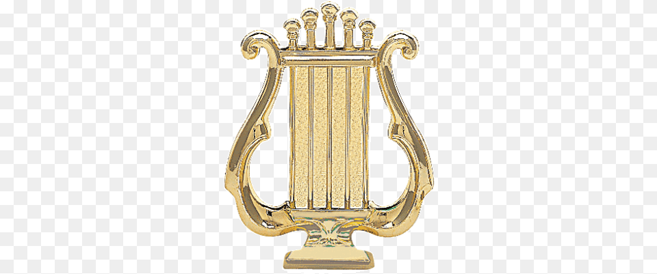 Gold Music Music Lyre, Musical Instrument, Harp Free Transparent Png