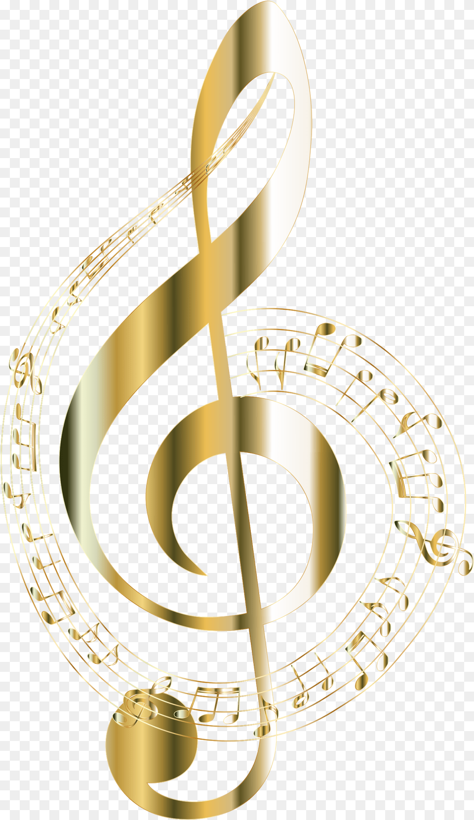 Gold Music Notes 4 Transparent Background, Sundial, Festival, Hanukkah Menorah, Symbol Free Png