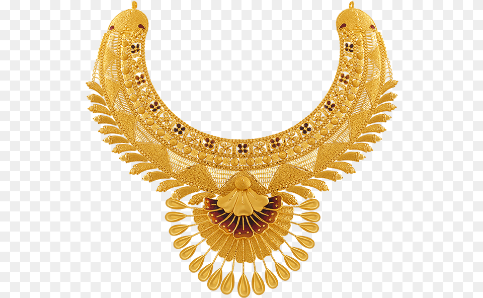 Gold Necklace 22k Yellow Gold Necklace Pc Chandra Jewellers Pc Chandra Jewellers Necklace Collection Amp Price, Accessories, Jewelry Png Image