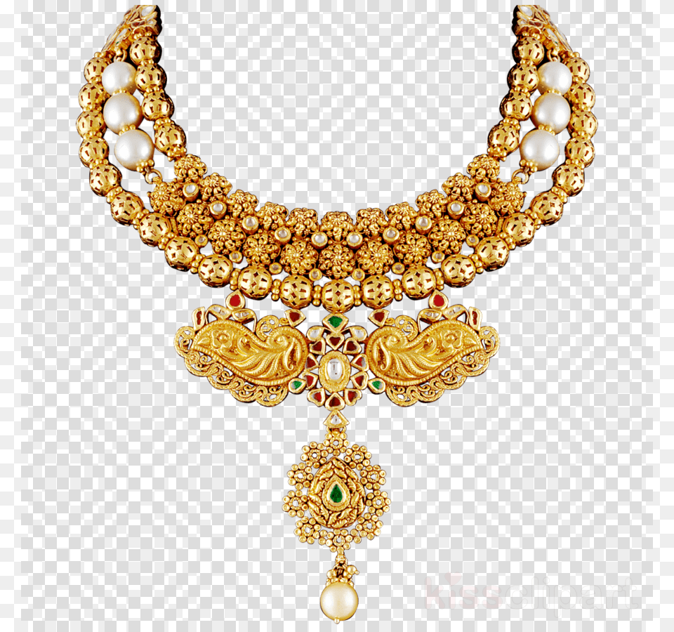 Gold Necklace Clipart Earring Jewellery Necklace, Accessories, Jewelry Png Image