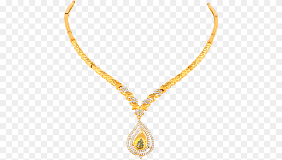 Gold Necklace Designs In 15 Grams 16 Grams Gold Necklace Designs In Grt, Accessories, Diamond, Gemstone, Jewelry Free Png Download