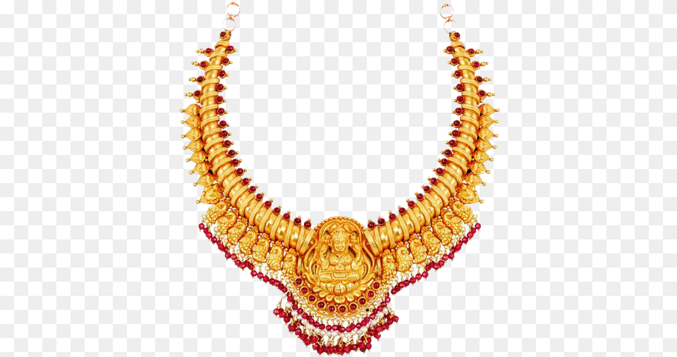 Gold Necklace Designs Transparent Necklace Gold Temple Jewellery, Accessories, Jewelry Free Png