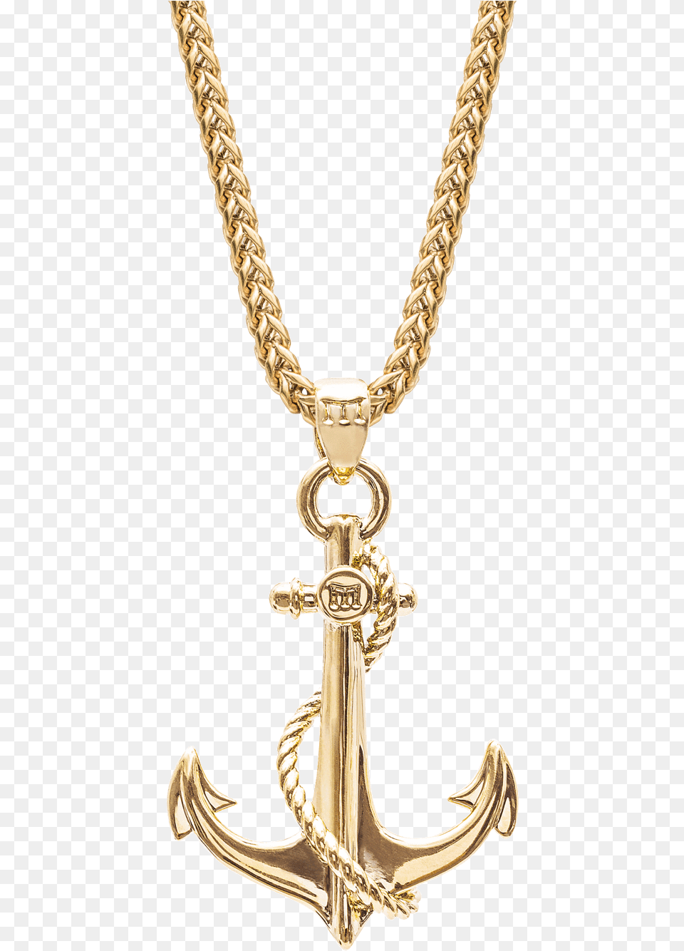 Gold Neclace With Pendant Anchor, Accessories, Electronics, Hardware, Jewelry Png