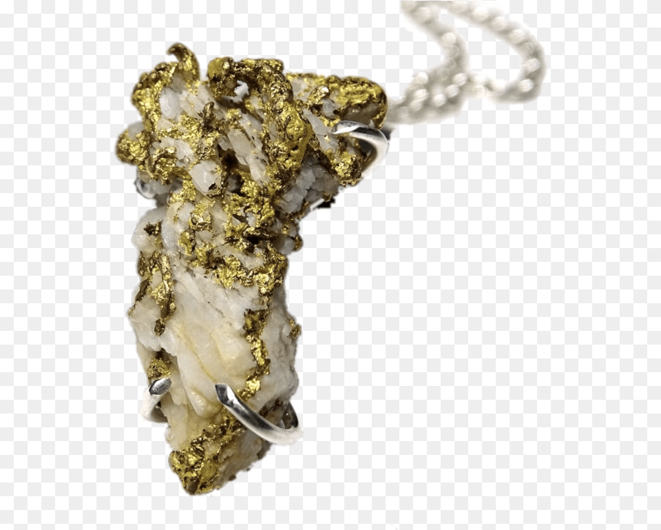 Gold Nugget Crystalline Gold Pendant Necklace Pendant, Accessories, Mineral, Jewelry, Gemstone Free Transparent Png