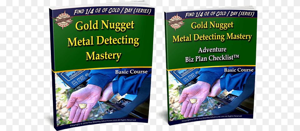 Gold Nugget Metal Detecting Mastery Gold Nugget, Advertisement, Poster, Baby, Body Part Free Png