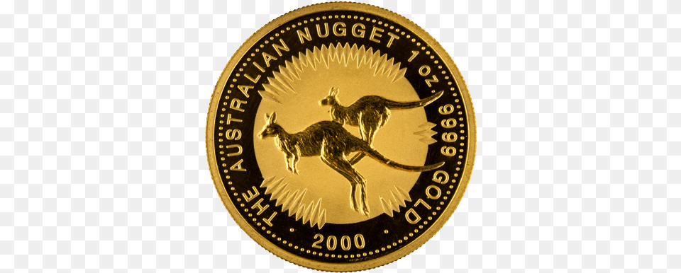 Gold Nugget Mixed Years Australia Coin, Animal, Kangaroo, Mammal, Money Free Png Download