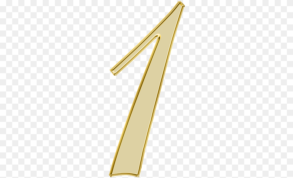 Gold Number 1 Yellow Number 1 Symbol, Text Free Transparent Png