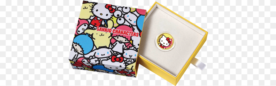 Gold Numis Sanrio Hello Kitty 2019 02 Gram Goldheart Bullion Horizontal, Box, Face, Head, Person Free Png