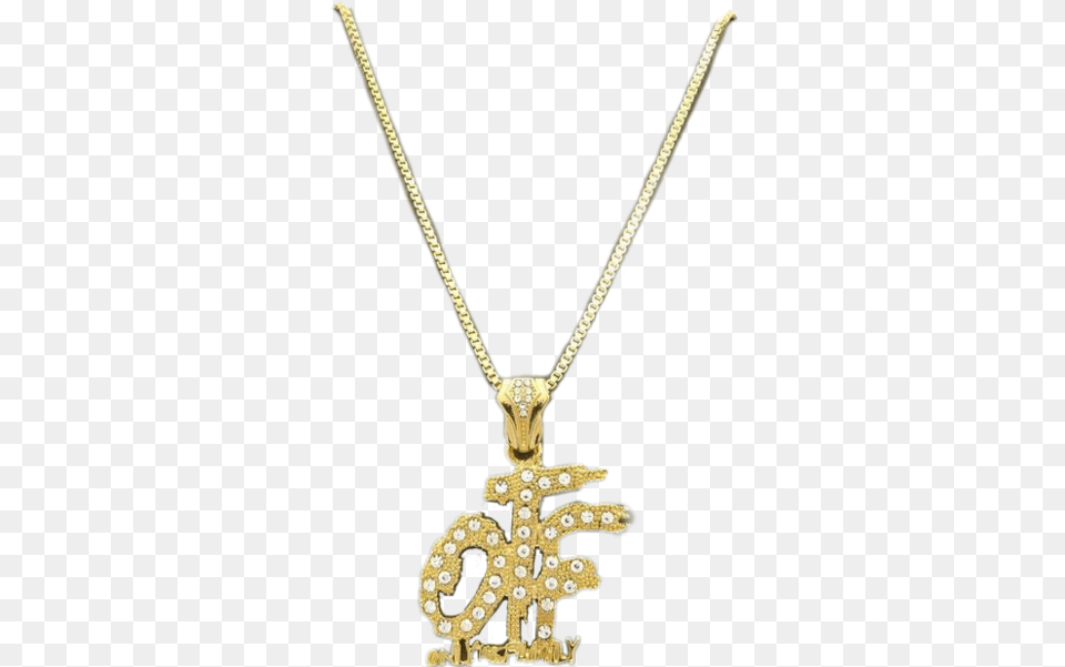 Gold O T F Chain Official Psds Otf Chain, Accessories, Pendant, Jewelry, Necklace Free Png Download