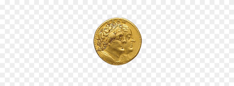 Gold Oktadrachm Coin Ptolemy Iii, Treasure, Money, Accessories, Jewelry Png Image