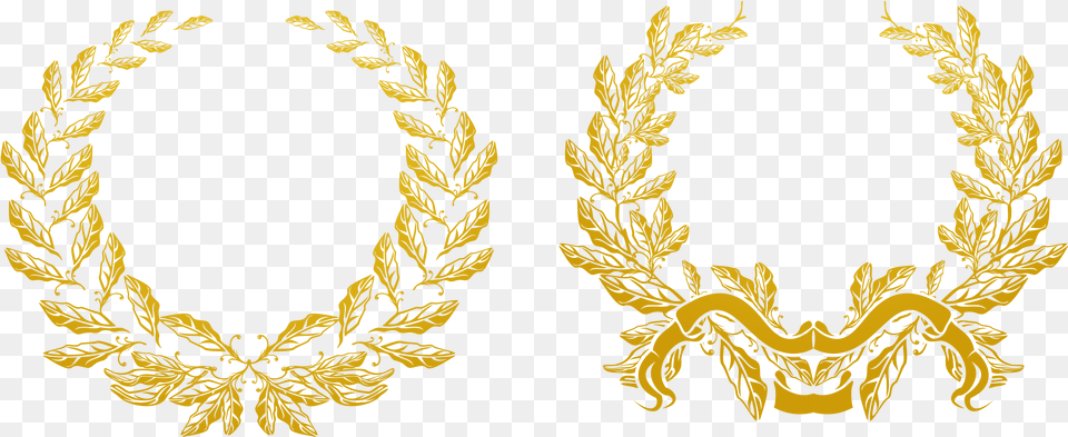 Gold Olive Branch Euclidean Vector Laurel Wreath Gold Transparent Background Laurel Wreath Gold, Plant, Accessories, Jewelry, Necklace Png