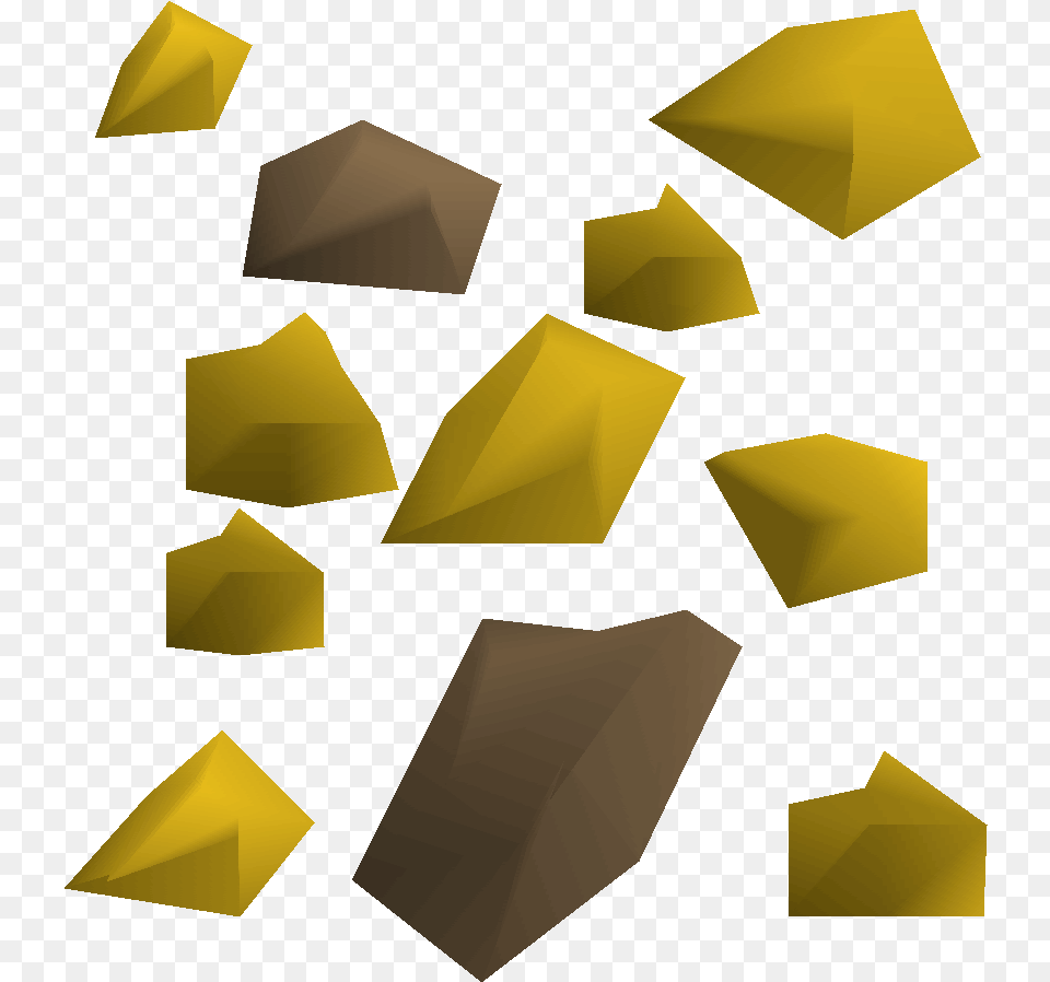 Gold Ore Fragment Osrs Wiki Graphic Design, Cross, Symbol, Paper Free Transparent Png