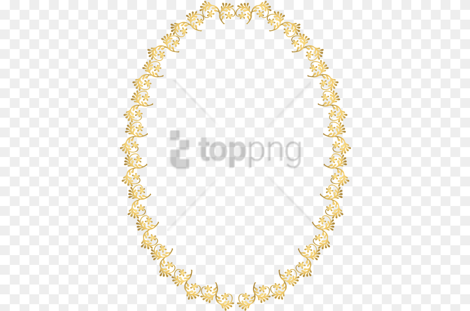 Gold Oval Frame Image Transparent Background Oval Frame Transparent, Accessories, Chandelier, Lamp Free Png Download