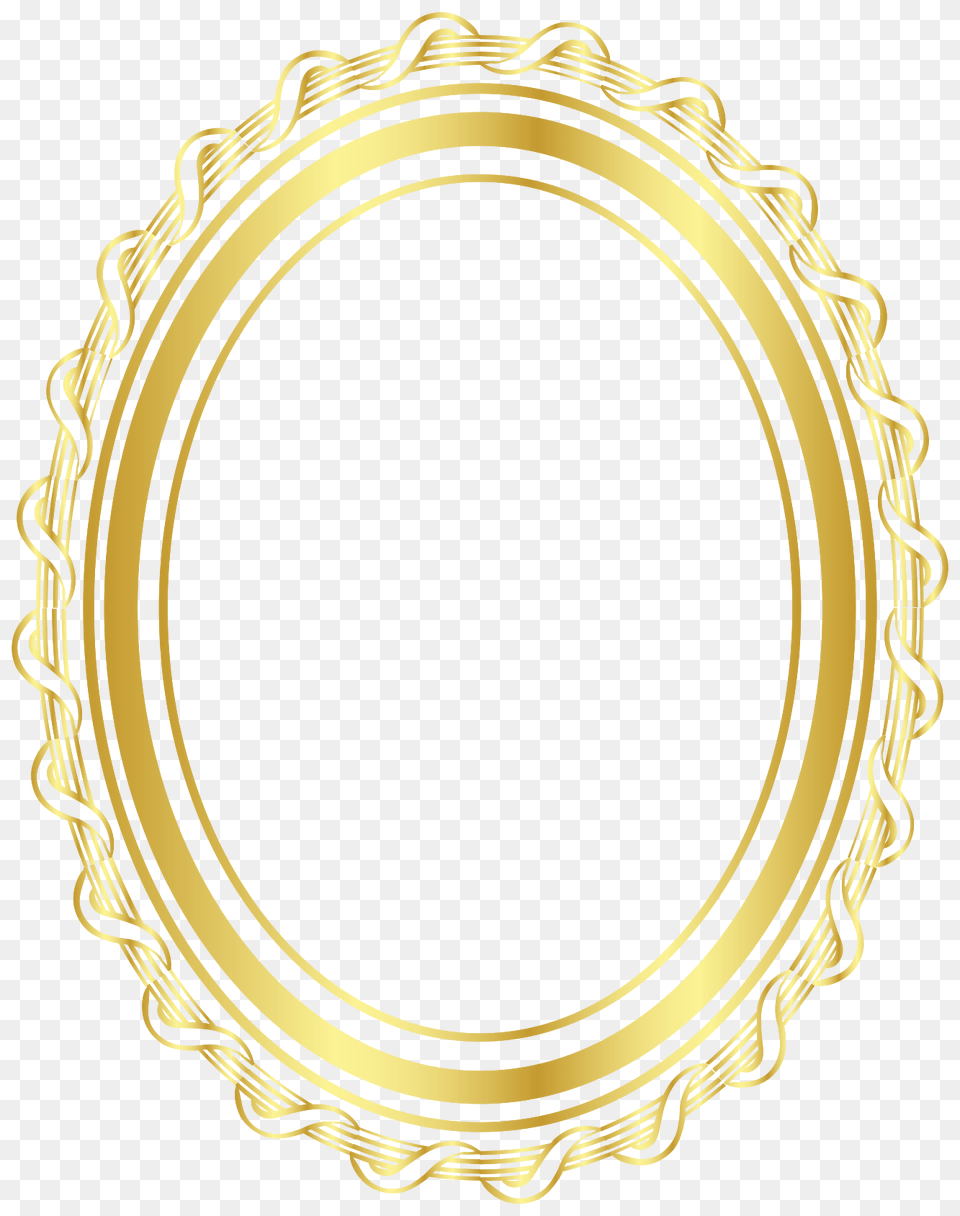 Gold Oval Frame With Oval Moldura Dourada, Photography Png