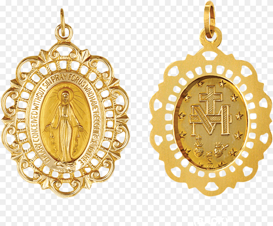 Gold Oval Miraculous Medallion In Filigree Frame, Accessories, Jewelry, Earring, Female Free Png