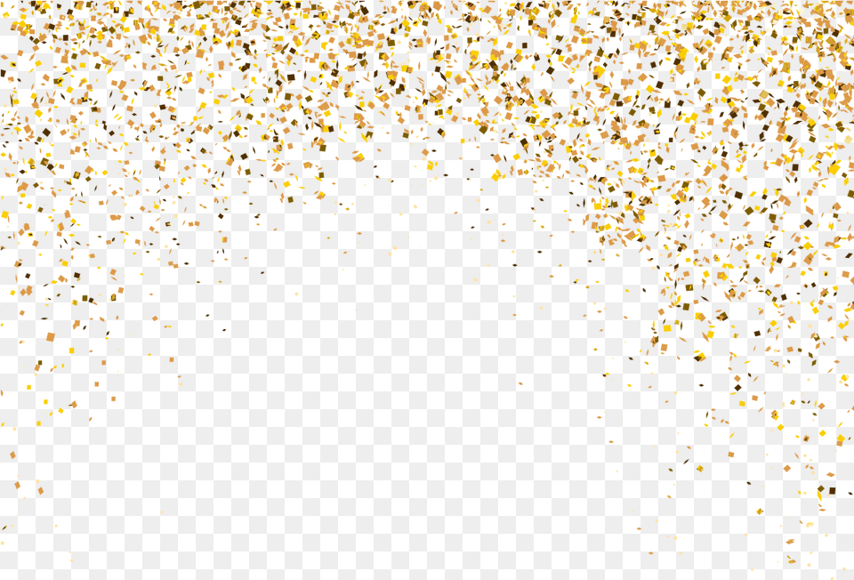 Gold Particles Background, Paper, Confetti Png