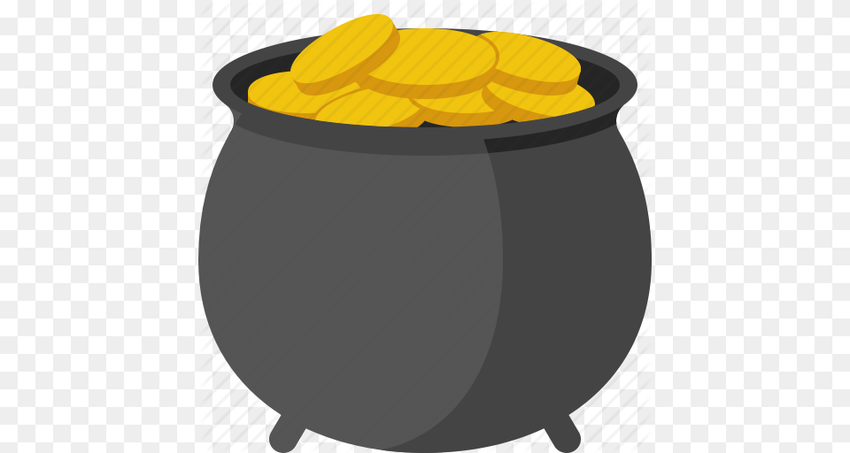 Gold Patrick Pot Pot Of Gold St Patricks Day Stpatricksday Icon, Cookware, Smoke Pipe Free Png Download