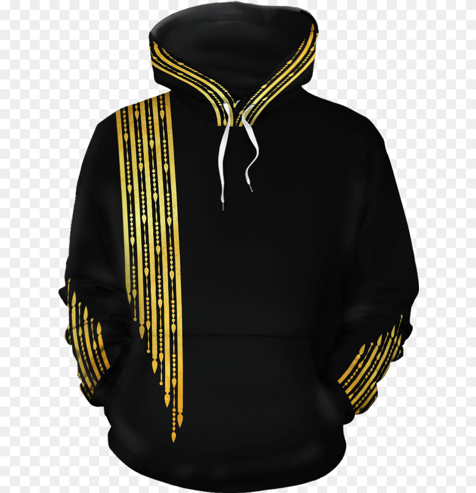 Gold Pattern 1 All Over Hoodieclass Hoodie, Clothing, Hood, Knitwear, Sweater Png