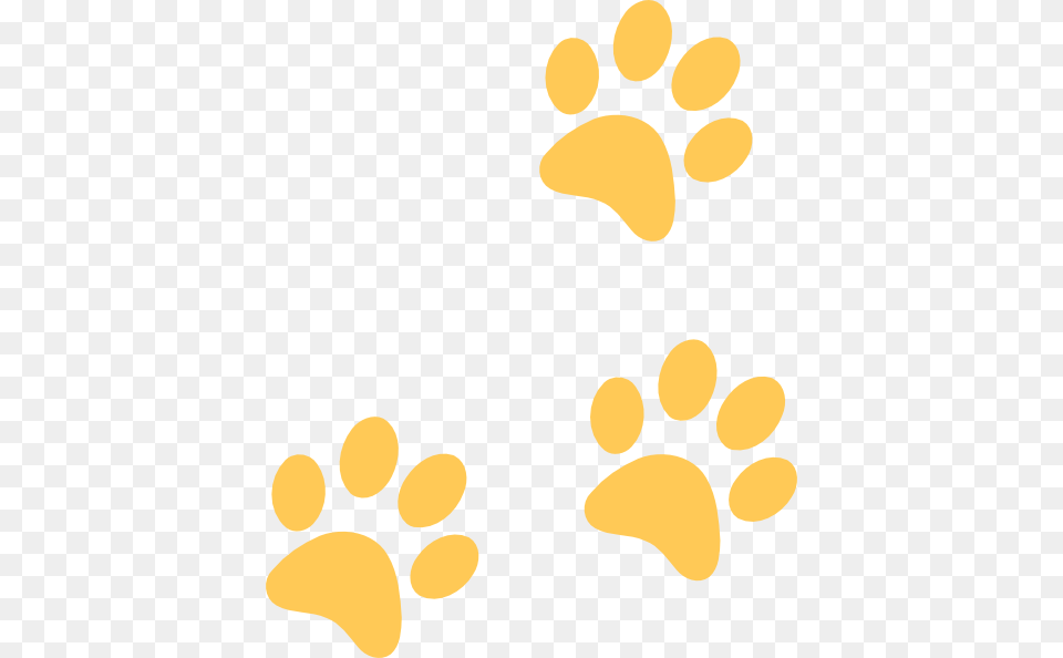 Gold Paw Clip Art For Web, Footprint Free Png