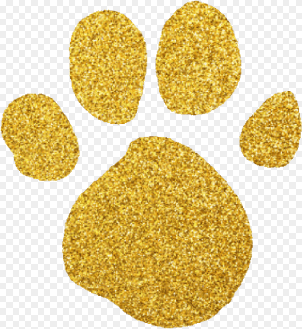 Gold Paw Print Transparent Background, Plant, Pollen, Smoke Pipe Free Png