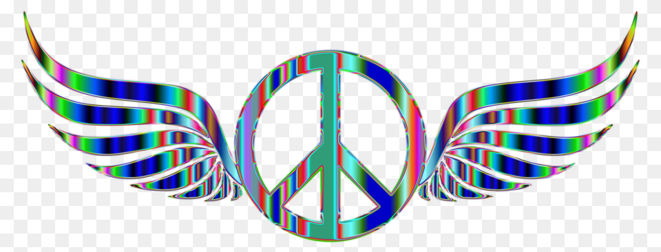 Gold Peace Sign Wings Psychedelic No Background Icons, Emblem, Symbol, Logo, Smoke Pipe Free Transparent Png