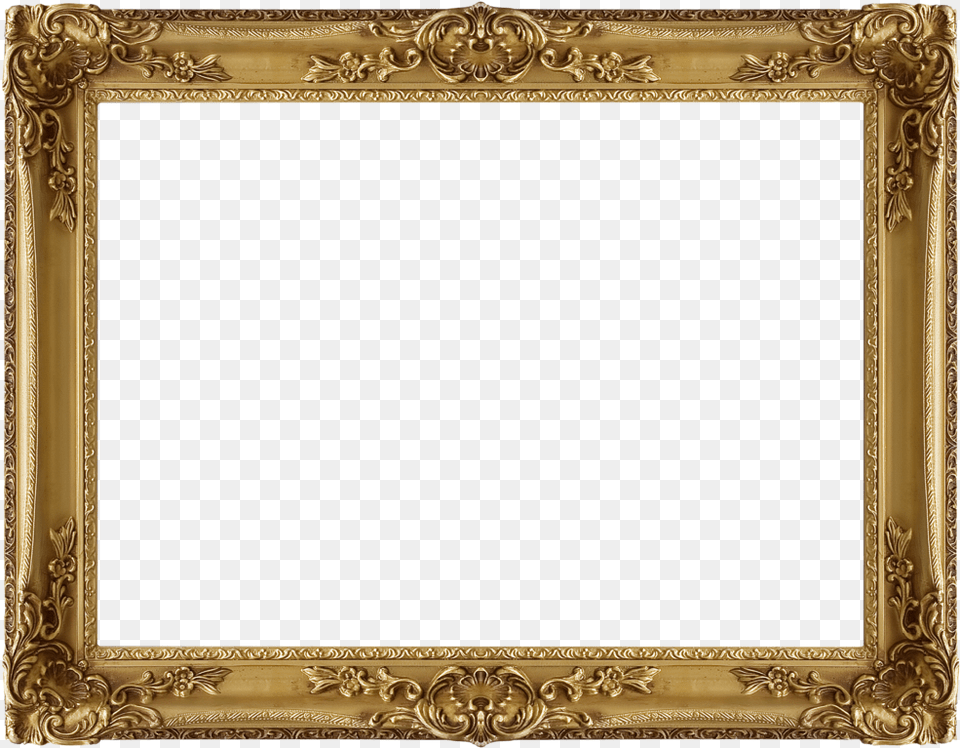 Gold Photo Frame, Blackboard Free Png