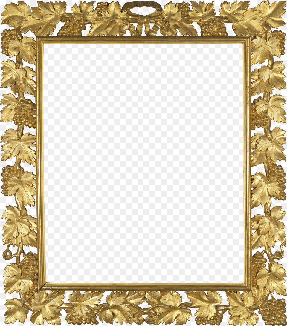 Gold Picture Frames, Mirror, Blackboard Png