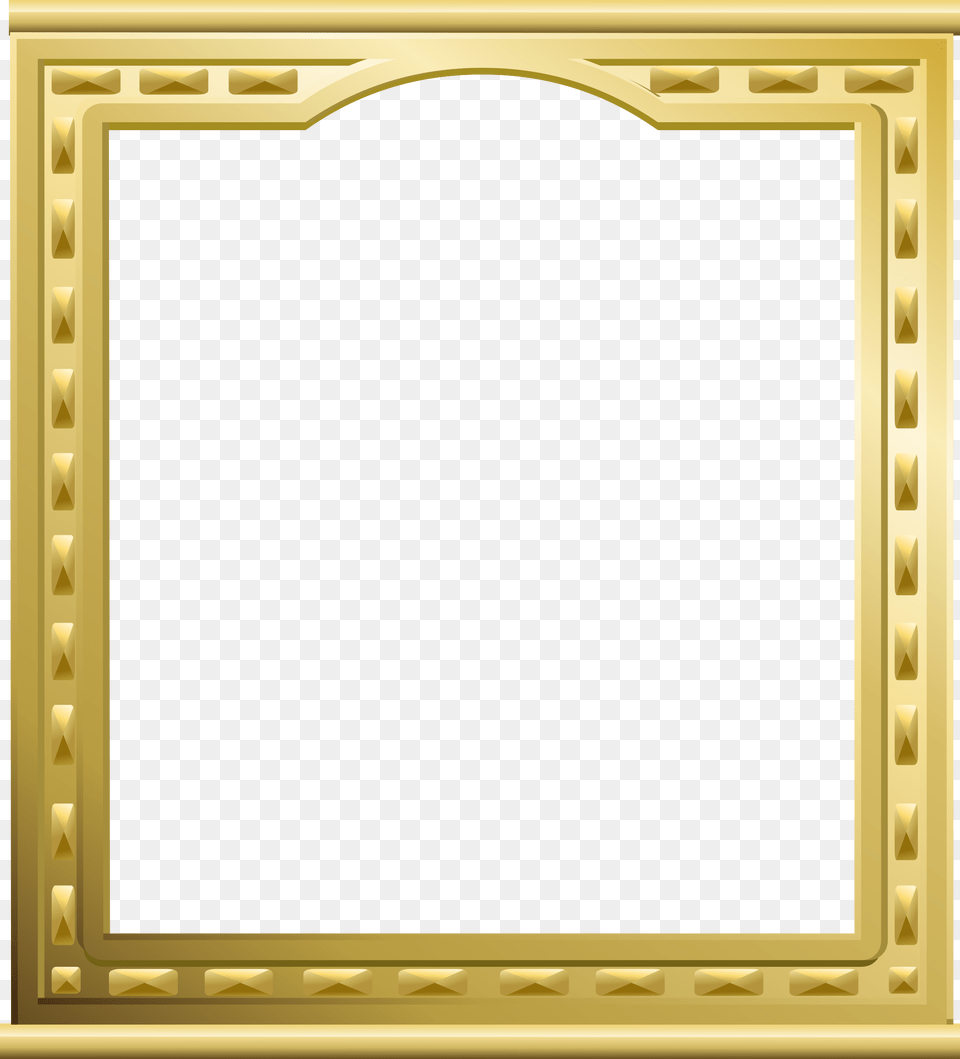 Gold Picture Frames Clipart, Blackboard Free Transparent Png