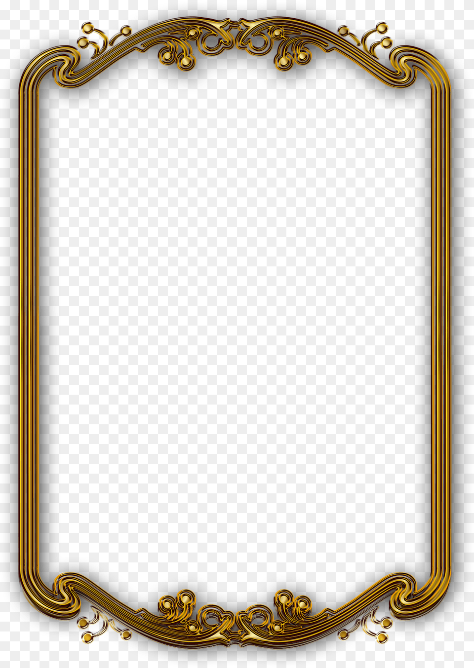 Gold Picture Frames Hd Frame Download, White Board, Mirror, Oval, Photography Free Transparent Png