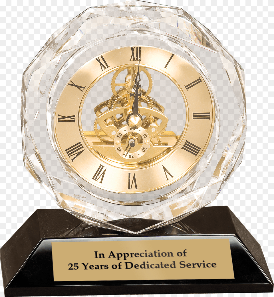 Gold Plaque Clock Png Image