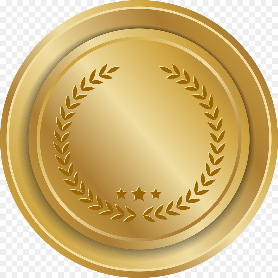 Gold Plate Png Image