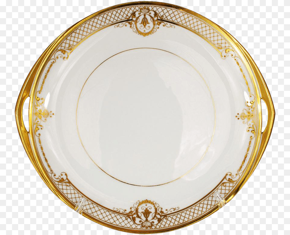 Gold Plate Plato De Porcelana Oro, Art, Dish, Food, Meal Png Image
