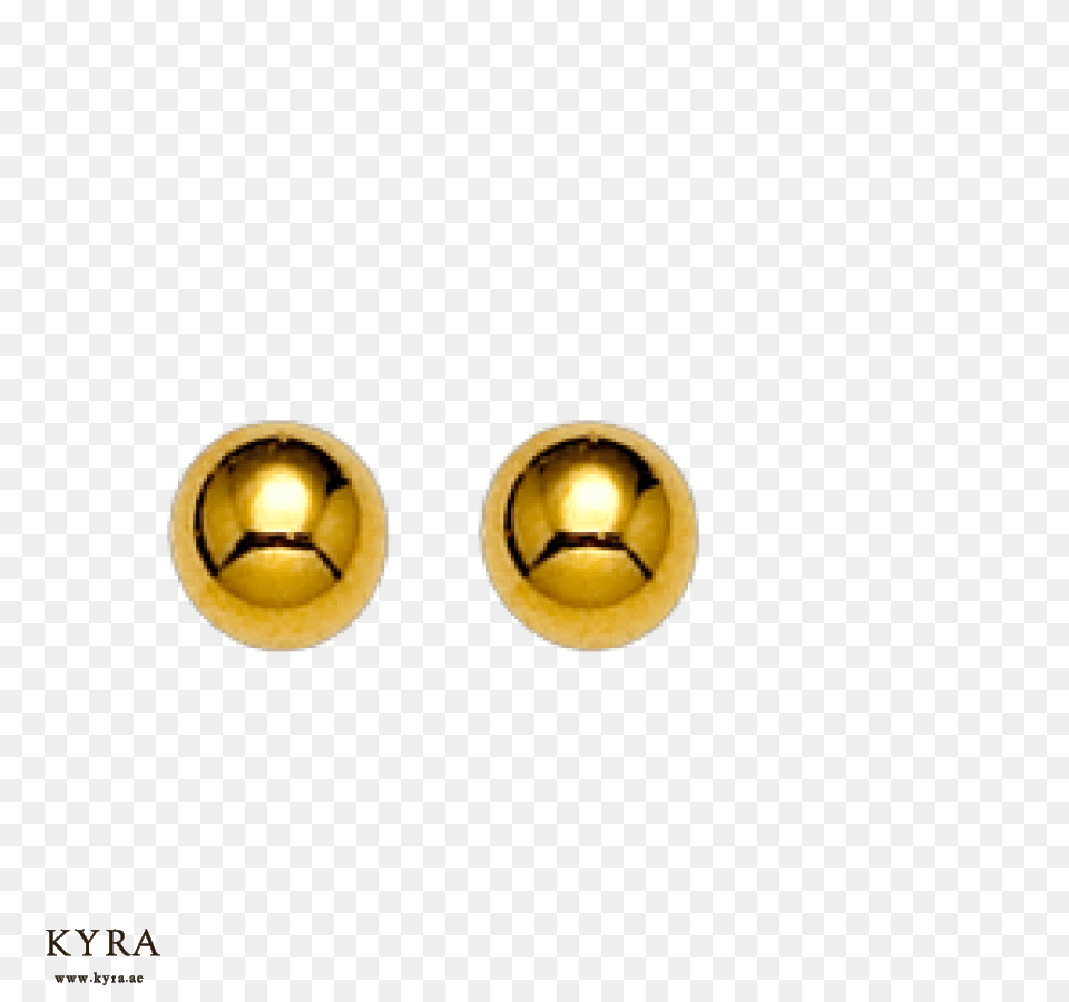 Gold Plated Ball Ear Studs, Accessories, Lighting, Earring, Jewelry Free Transparent Png
