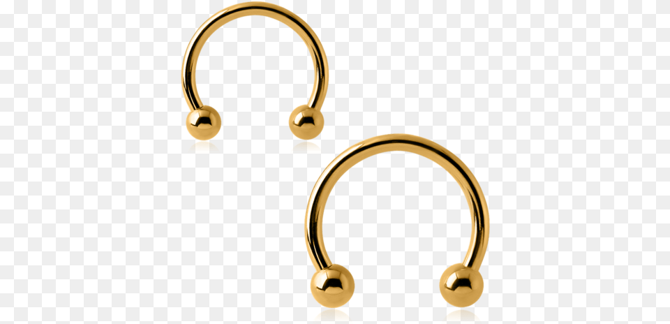 Gold Plated Horse Shoe Earrings, Accessories, Bathroom, Earring, Indoors Free Png Download