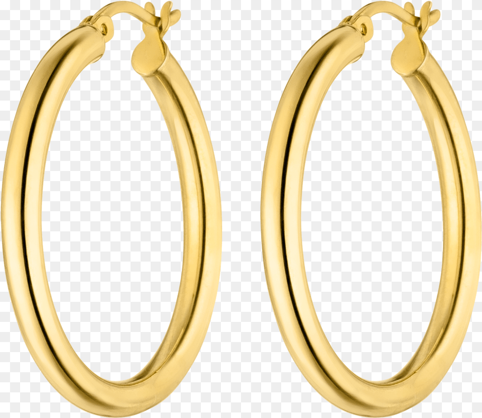 Gold Plated Silver Large Hoops Earrings, Accessories, Earring, Jewelry, Hoop Png Image