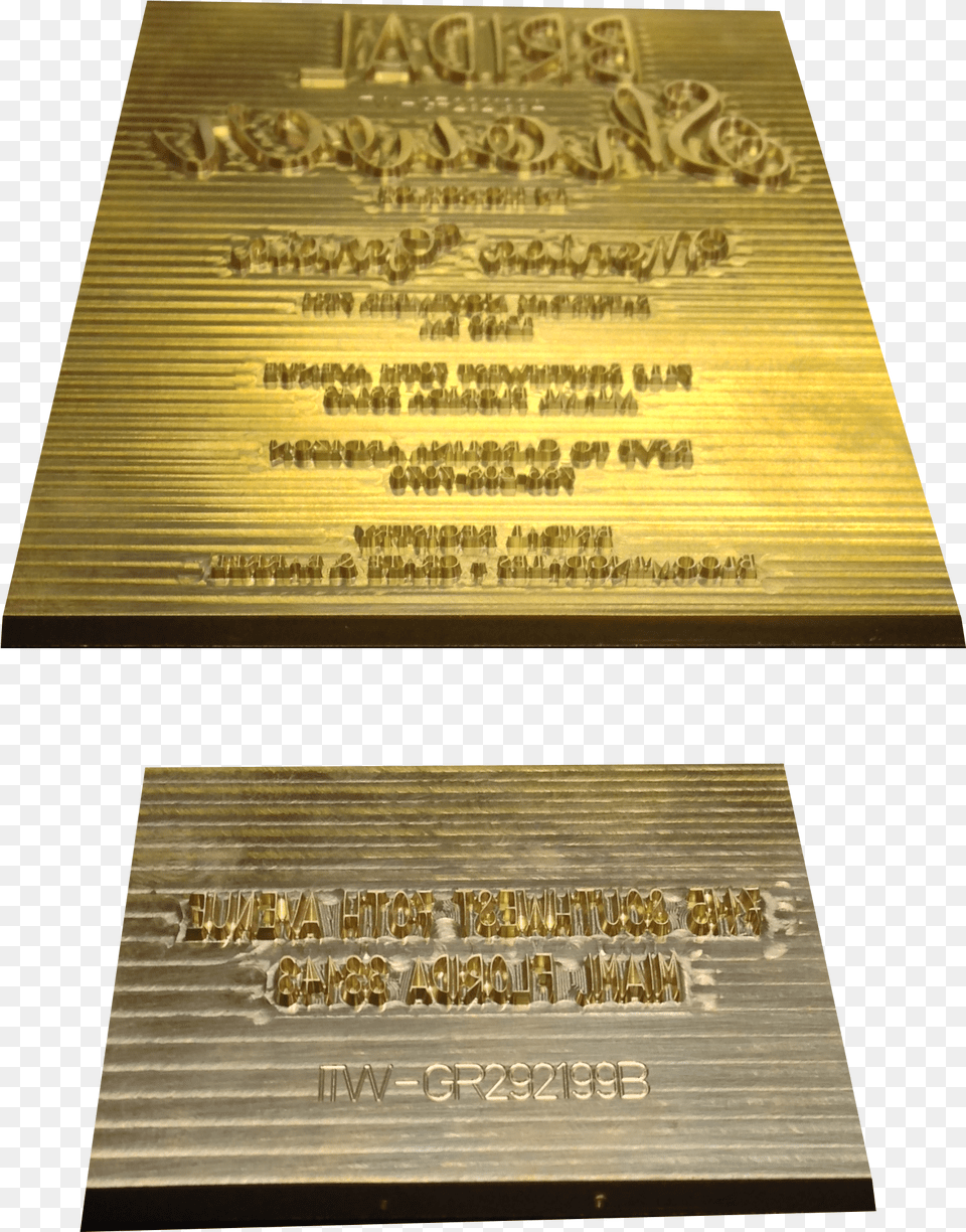 Gold Plates Commemorative Plaque, Text Png