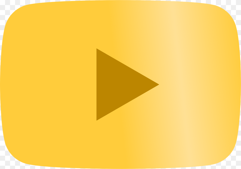 Gold Play Button Free Transparent Png