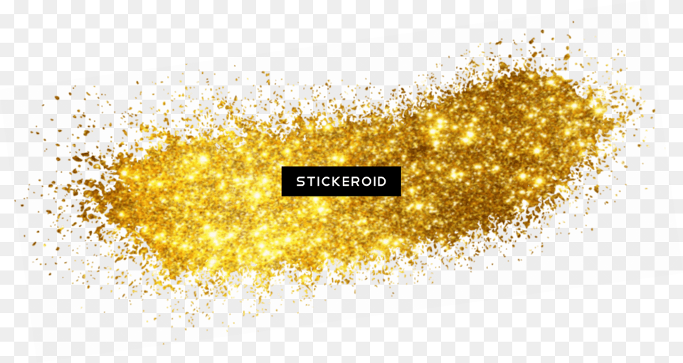 Gold Pollen Overlay Glitter, Plant Free Png Download