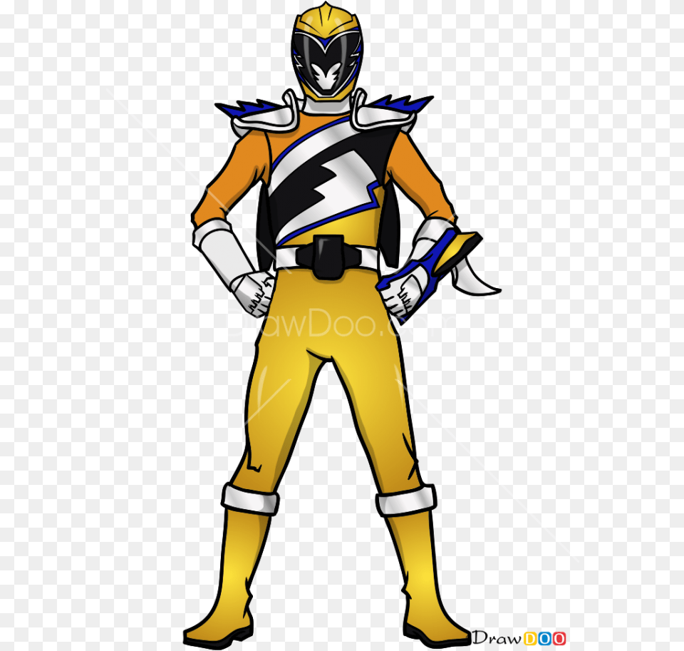 Gold Power Ranger Clipart Draw A Power Ranger, Person, Helmet, People Png
